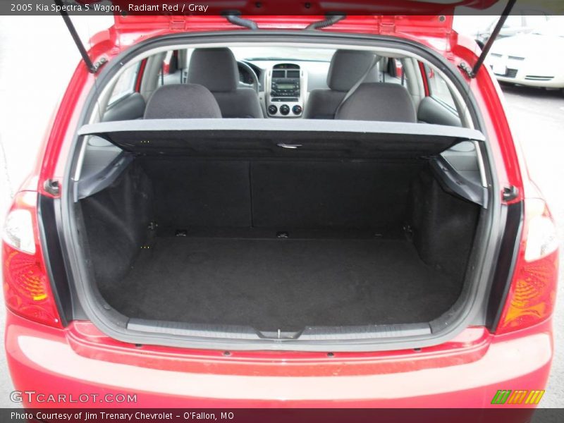 Radiant Red / Gray 2005 Kia Spectra 5 Wagon