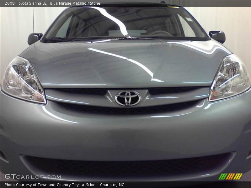 Blue Mirage Metallic / Stone 2008 Toyota Sienna LE