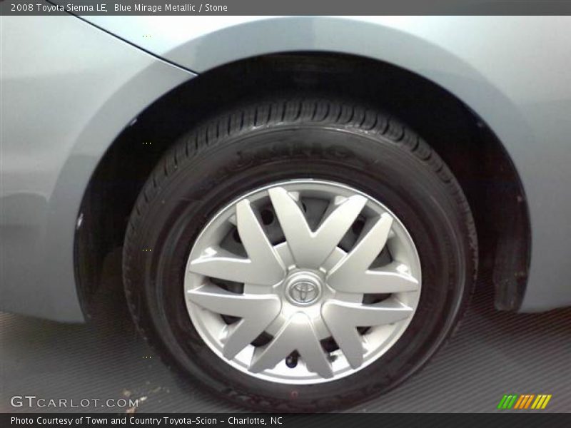 Blue Mirage Metallic / Stone 2008 Toyota Sienna LE