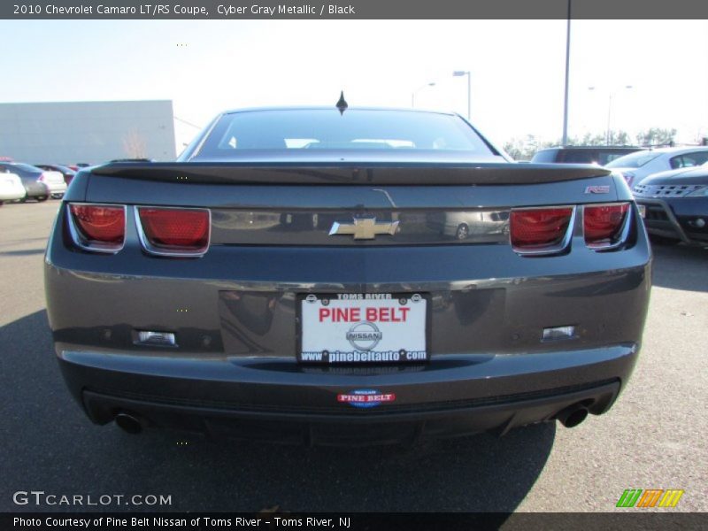 Cyber Gray Metallic / Black 2010 Chevrolet Camaro LT/RS Coupe