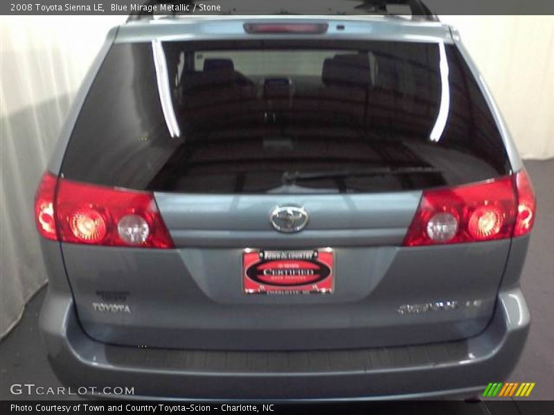 Blue Mirage Metallic / Stone 2008 Toyota Sienna LE