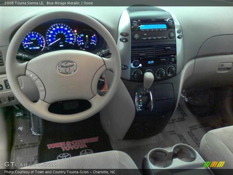 Blue Mirage Metallic / Stone 2008 Toyota Sienna LE