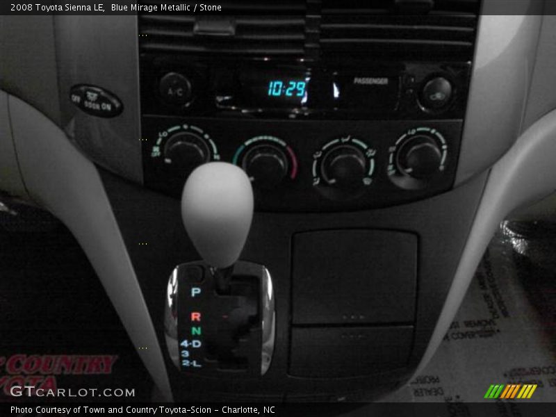 Blue Mirage Metallic / Stone 2008 Toyota Sienna LE
