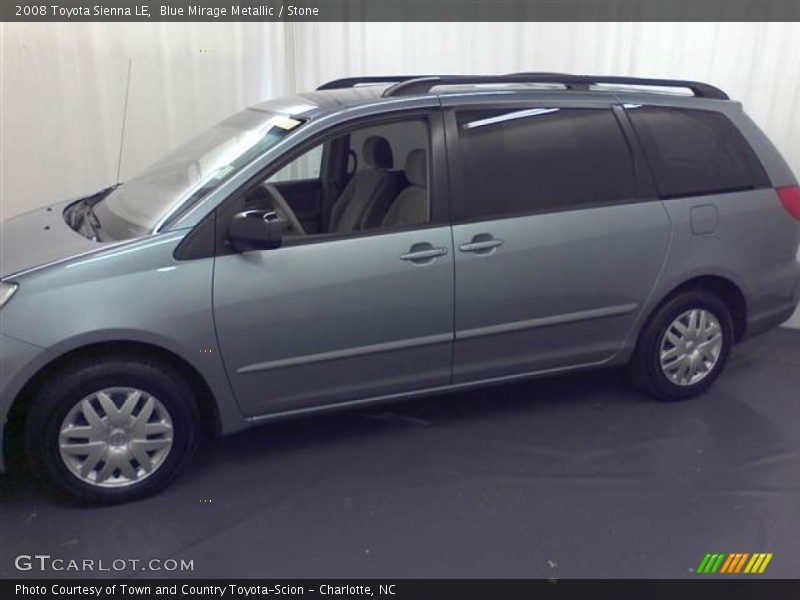 Blue Mirage Metallic / Stone 2008 Toyota Sienna LE