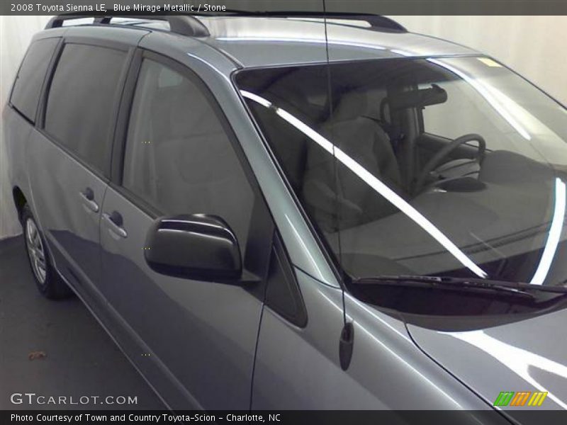 Blue Mirage Metallic / Stone 2008 Toyota Sienna LE