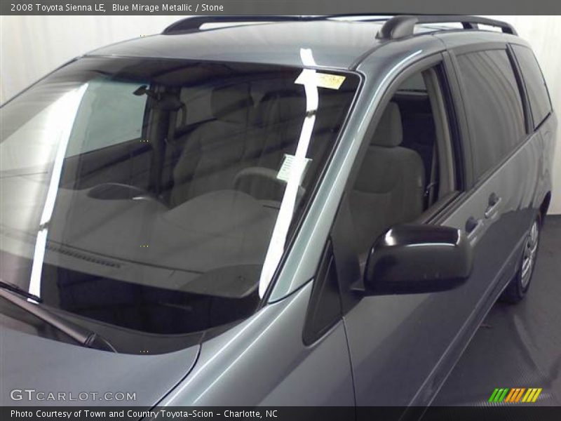 Blue Mirage Metallic / Stone 2008 Toyota Sienna LE