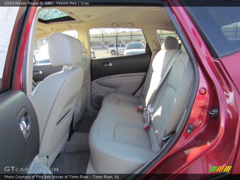 Venom Red / Gray 2009 Nissan Rogue SL AWD