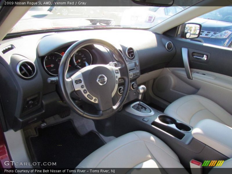 Venom Red / Gray 2009 Nissan Rogue SL AWD