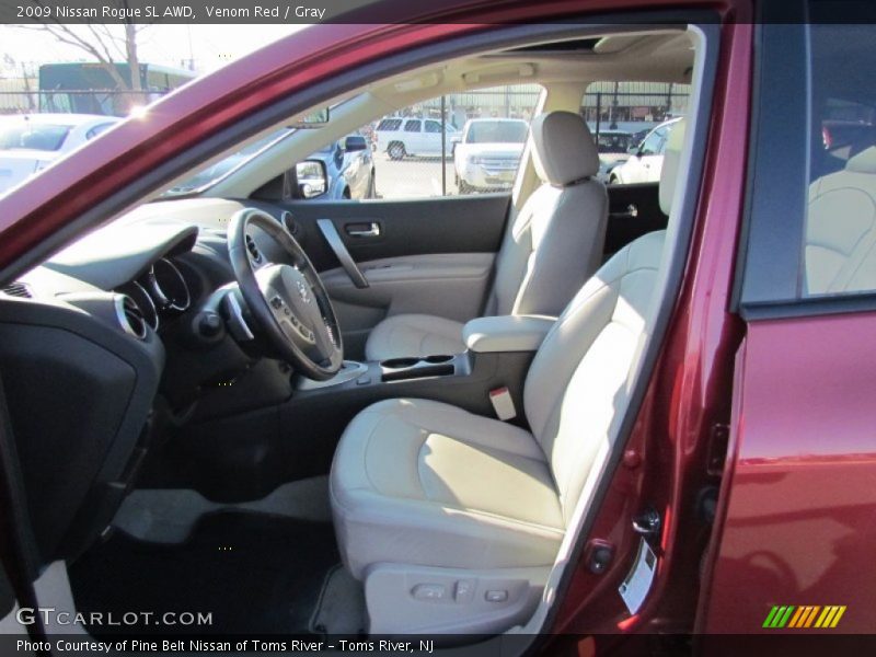 Venom Red / Gray 2009 Nissan Rogue SL AWD