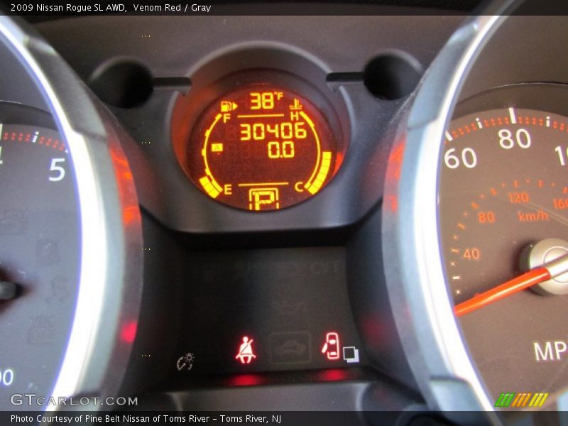 Venom Red / Gray 2009 Nissan Rogue SL AWD