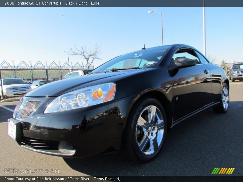 Black / Light Taupe 2008 Pontiac G6 GT Convertible