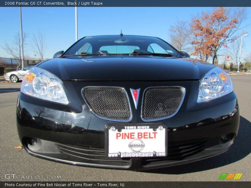 Black / Light Taupe 2008 Pontiac G6 GT Convertible