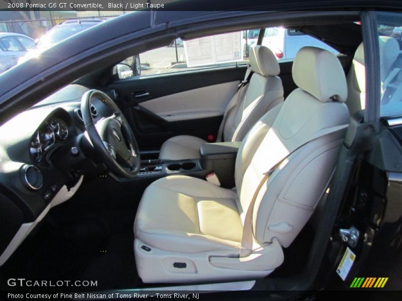 Black / Light Taupe 2008 Pontiac G6 GT Convertible