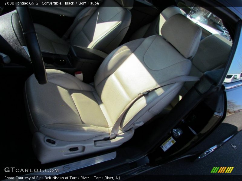 Black / Light Taupe 2008 Pontiac G6 GT Convertible