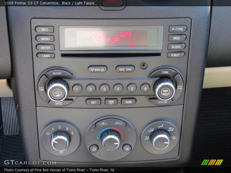Black / Light Taupe 2008 Pontiac G6 GT Convertible