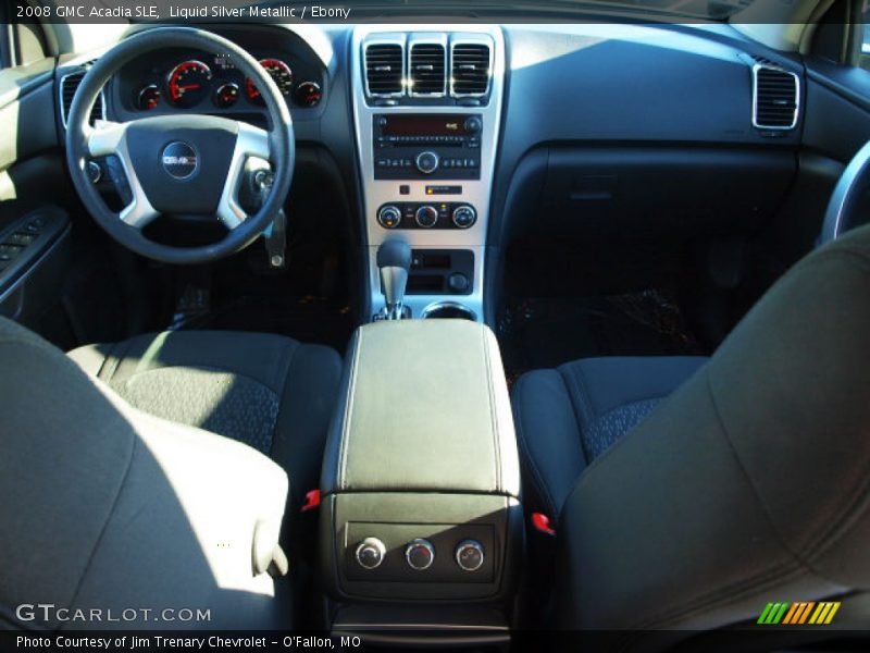 Liquid Silver Metallic / Ebony 2008 GMC Acadia SLE