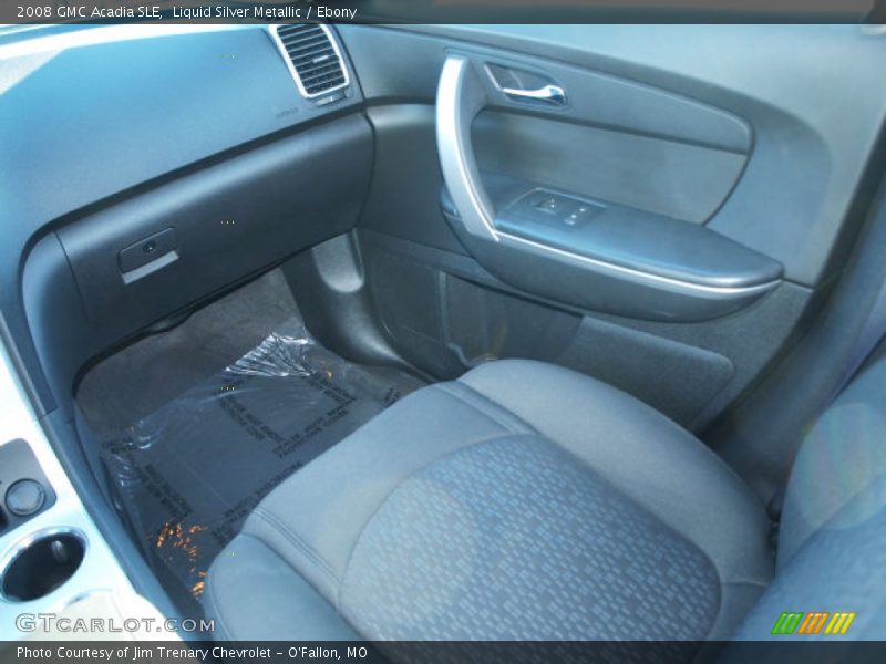 Liquid Silver Metallic / Ebony 2008 GMC Acadia SLE