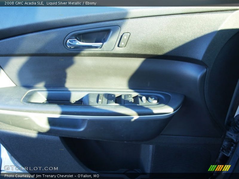 Liquid Silver Metallic / Ebony 2008 GMC Acadia SLE
