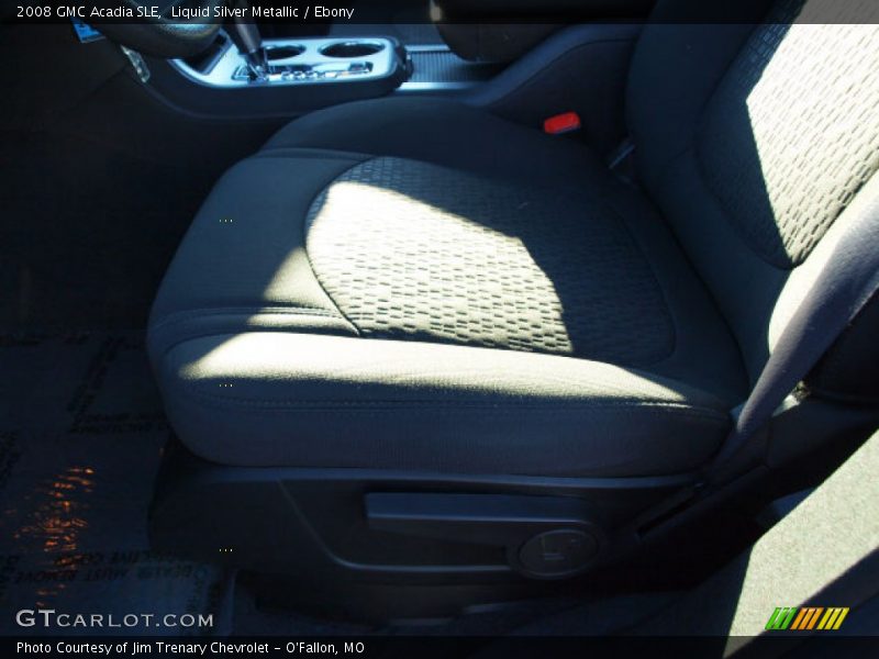 Liquid Silver Metallic / Ebony 2008 GMC Acadia SLE
