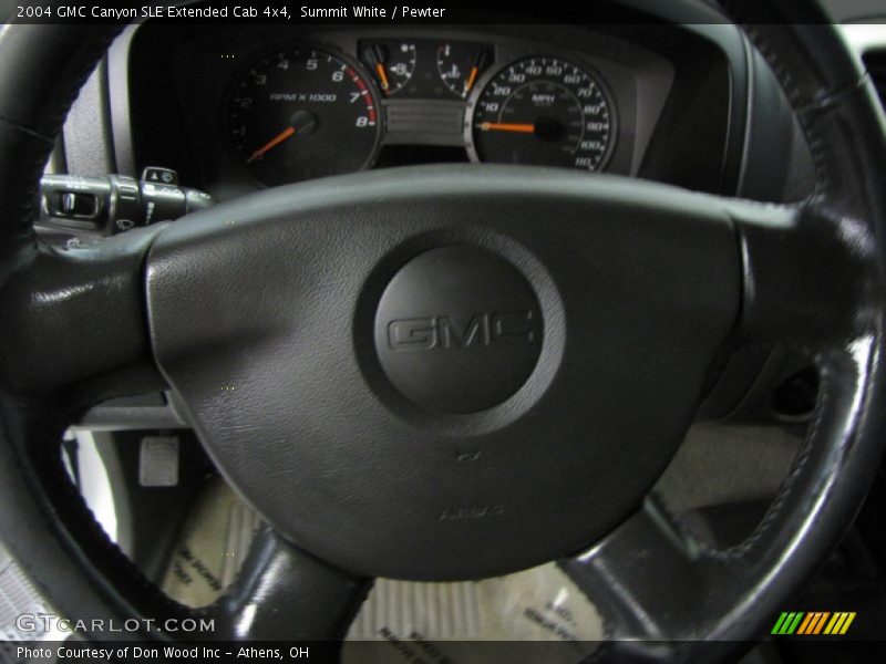 Summit White / Pewter 2004 GMC Canyon SLE Extended Cab 4x4