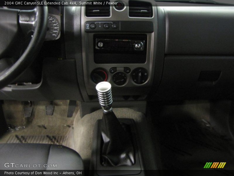 Summit White / Pewter 2004 GMC Canyon SLE Extended Cab 4x4