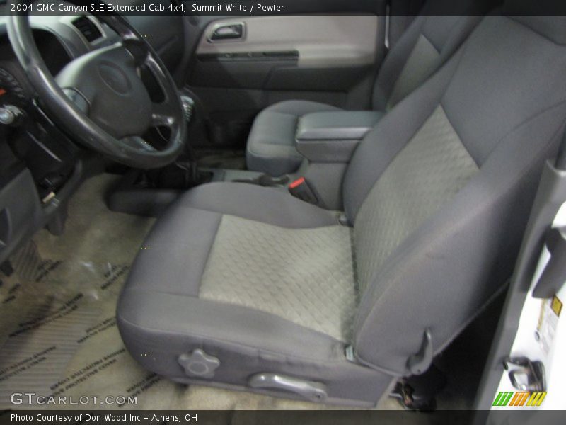 Summit White / Pewter 2004 GMC Canyon SLE Extended Cab 4x4