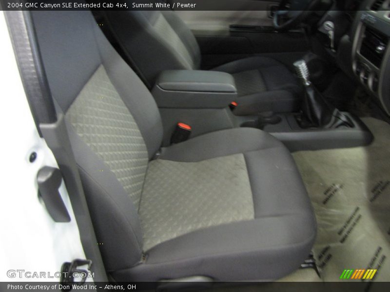Summit White / Pewter 2004 GMC Canyon SLE Extended Cab 4x4