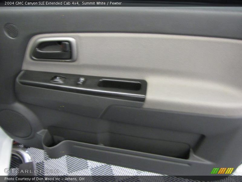 Summit White / Pewter 2004 GMC Canyon SLE Extended Cab 4x4