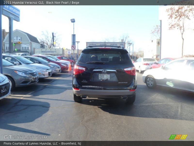 Black Noir Pearl / Beige 2011 Hyundai Veracruz GLS
