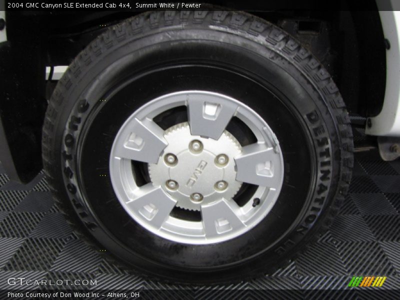 Summit White / Pewter 2004 GMC Canyon SLE Extended Cab 4x4