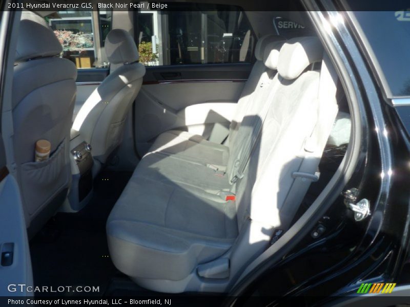 Black Noir Pearl / Beige 2011 Hyundai Veracruz GLS