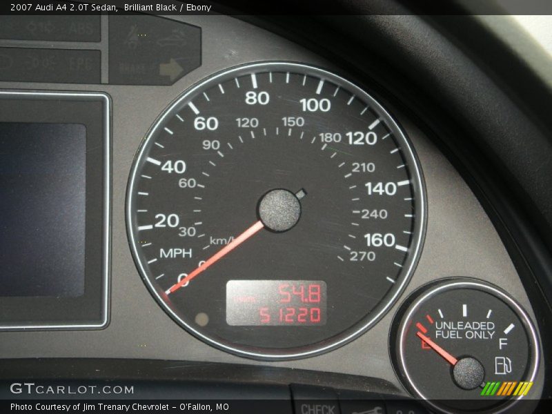 Brilliant Black / Ebony 2007 Audi A4 2.0T Sedan