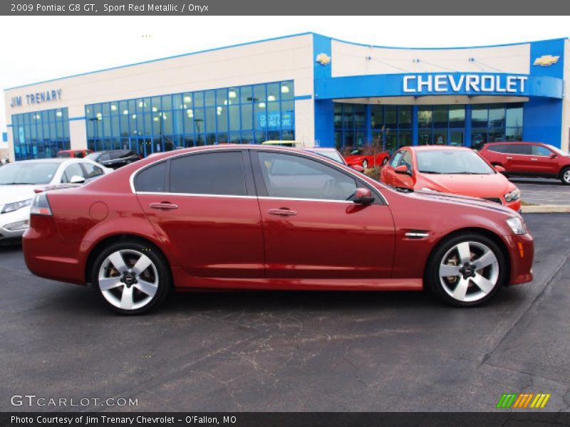 Sport Red Metallic / Onyx 2009 Pontiac G8 GT