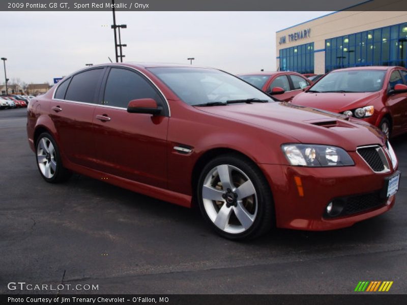Sport Red Metallic / Onyx 2009 Pontiac G8 GT