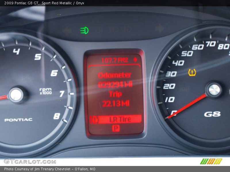 Sport Red Metallic / Onyx 2009 Pontiac G8 GT