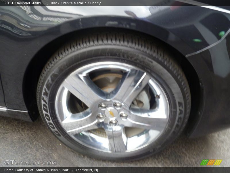 Black Granite Metallic / Ebony 2011 Chevrolet Malibu LT