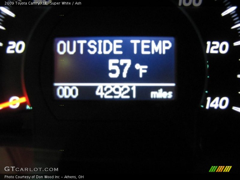 Super White / Ash 2009 Toyota Camry XLE