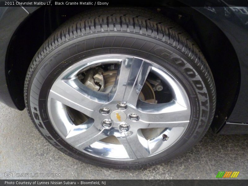 Black Granite Metallic / Ebony 2011 Chevrolet Malibu LT