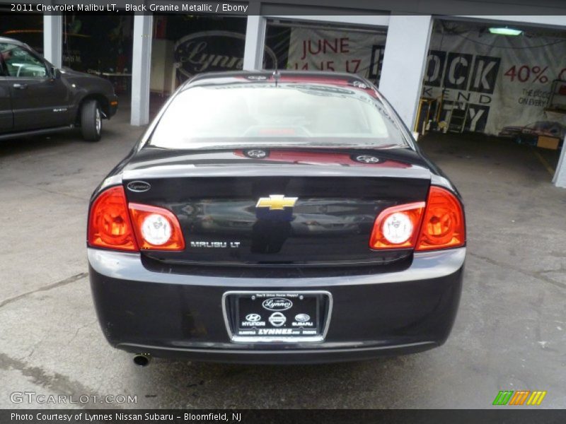 Black Granite Metallic / Ebony 2011 Chevrolet Malibu LT