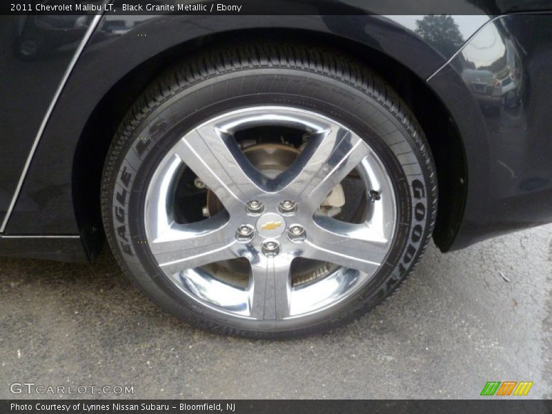 Black Granite Metallic / Ebony 2011 Chevrolet Malibu LT
