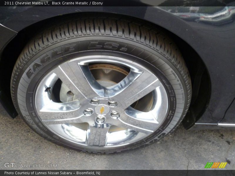 Black Granite Metallic / Ebony 2011 Chevrolet Malibu LT