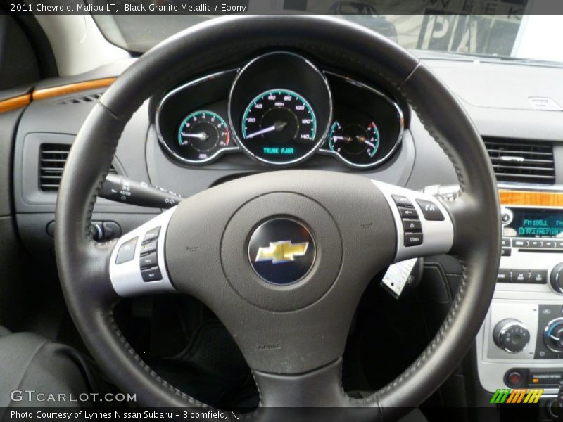 Black Granite Metallic / Ebony 2011 Chevrolet Malibu LT