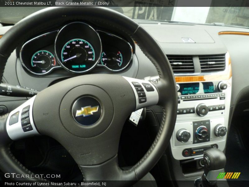 Black Granite Metallic / Ebony 2011 Chevrolet Malibu LT