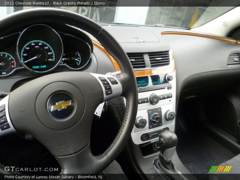 Black Granite Metallic / Ebony 2011 Chevrolet Malibu LT