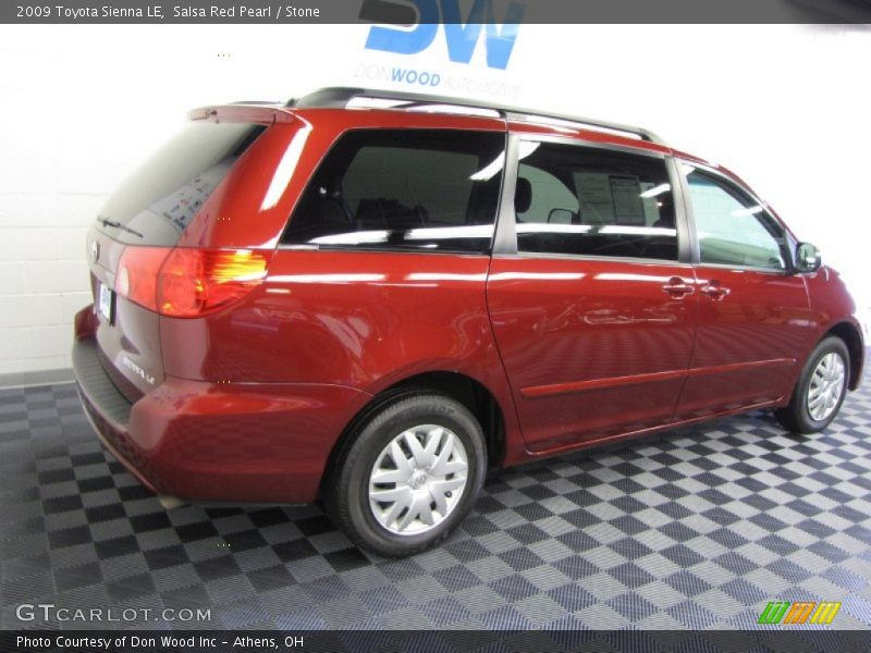 Salsa Red Pearl / Stone 2009 Toyota Sienna LE