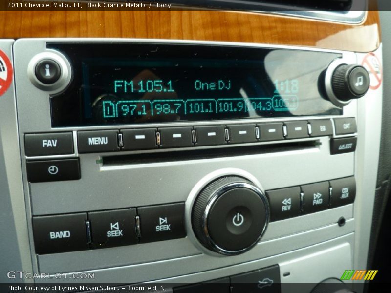 Black Granite Metallic / Ebony 2011 Chevrolet Malibu LT