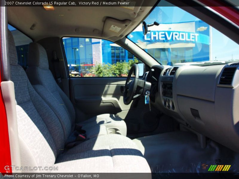 Victory Red / Medium Pewter 2007 Chevrolet Colorado LS Regular Cab