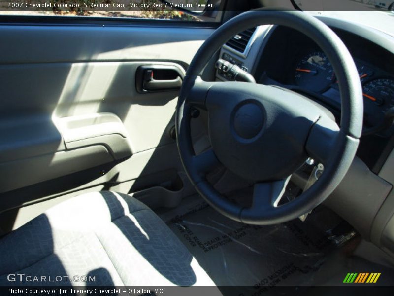 Victory Red / Medium Pewter 2007 Chevrolet Colorado LS Regular Cab
