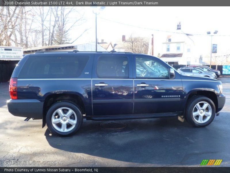 Dark Blue Metallic / Light Titanium/Dark Titanium 2008 Chevrolet Suburban 1500 LTZ 4x4