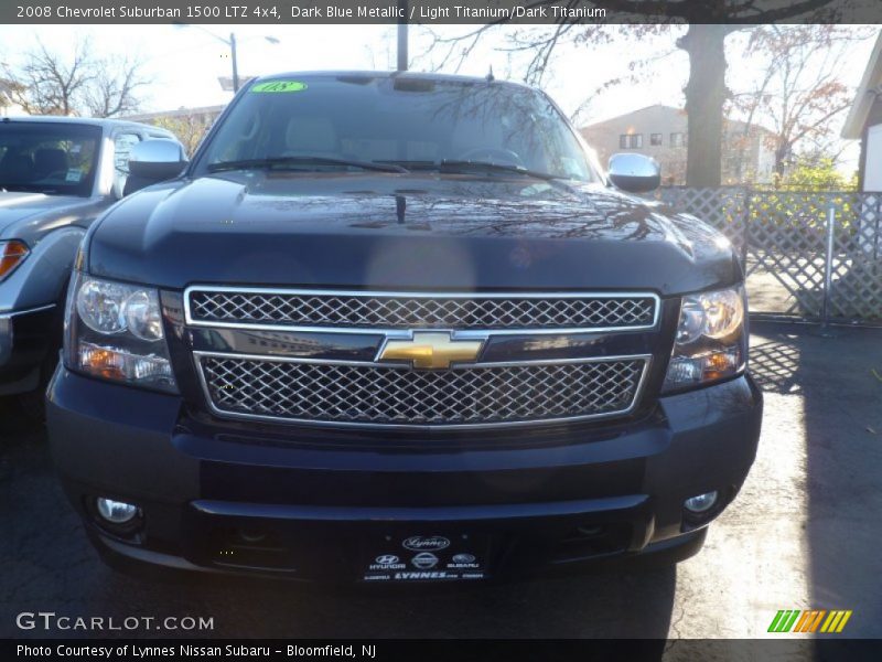 Dark Blue Metallic / Light Titanium/Dark Titanium 2008 Chevrolet Suburban 1500 LTZ 4x4